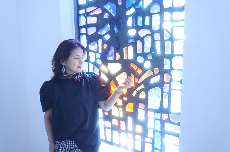 ステンドグラスみどりさん