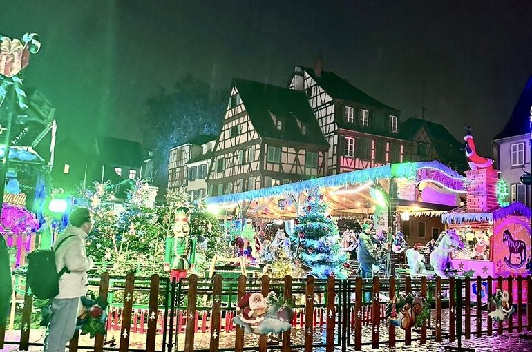 コルマール遊園地夜景