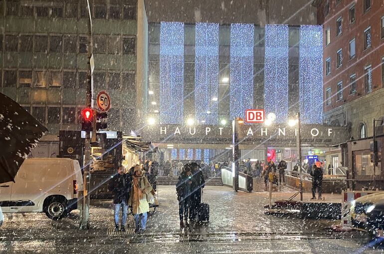吹雪の駅
